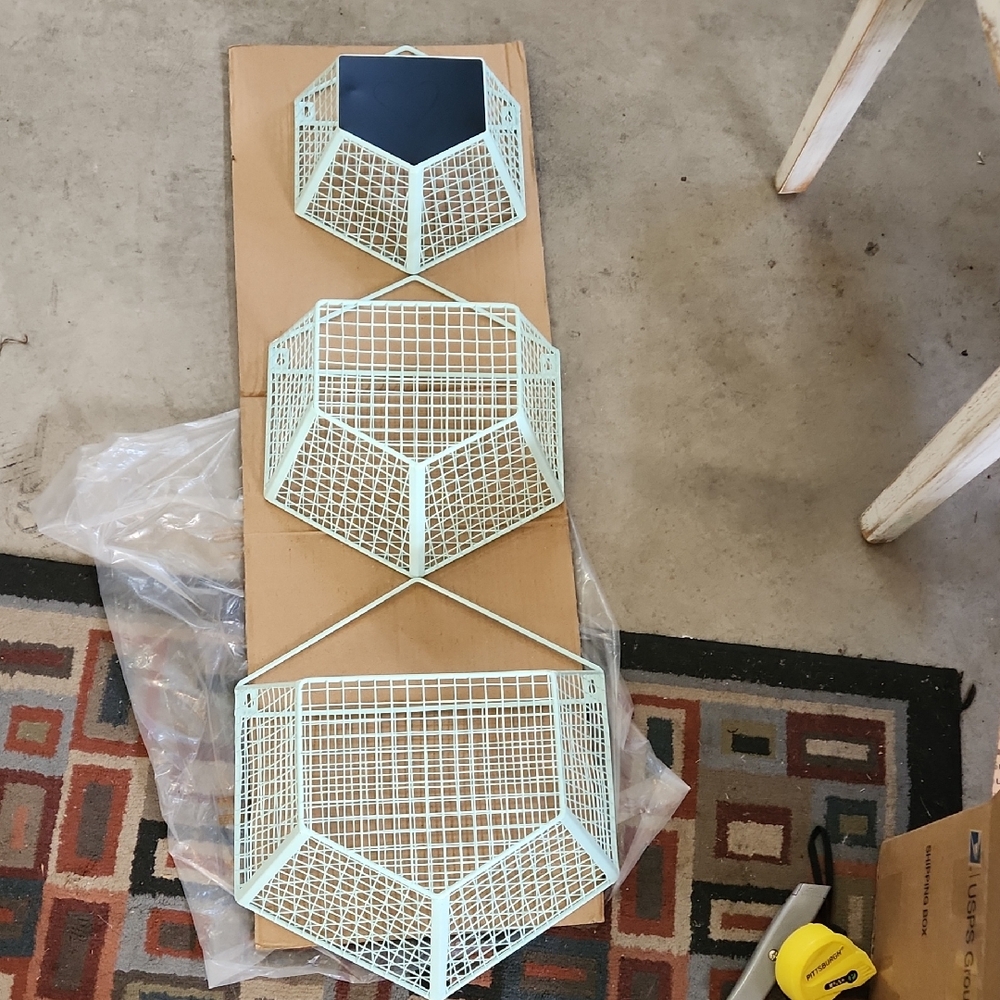 Target Mint Green Geometric Nesting  Baskets (Set of 3)